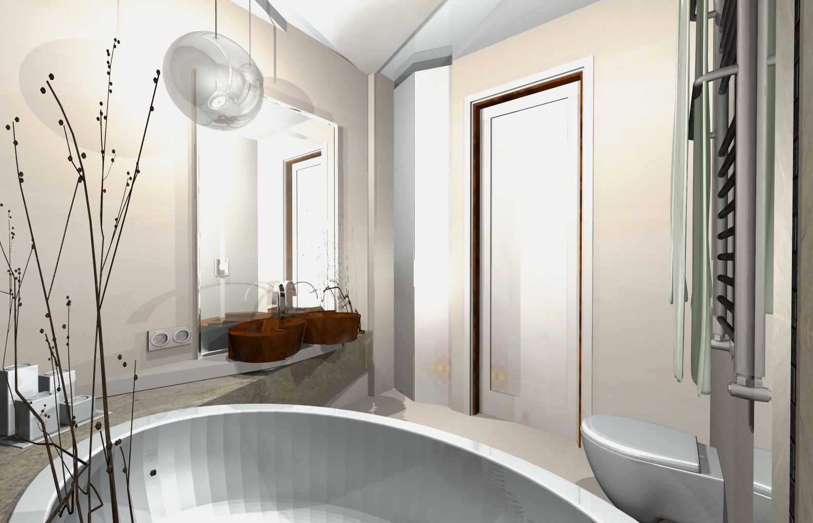 projekty łazienek nowoczesnych